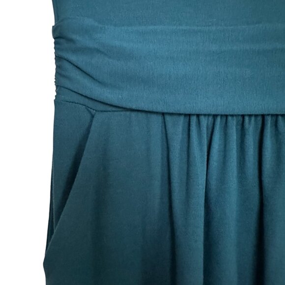 Boden Abigail Teal Jersey Dress  Long Sleeve Stretch NWT Size 8 - Picture 5 of 7